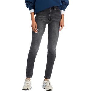 Anine Bing Womens Gray Cotton High-Waisted Jeans NWOT Meghan Markle